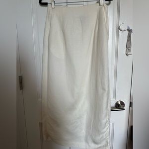Vintage Rafaella Linen Blend Maxi Skirt 10